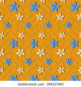vector illustration background of abstract flowers