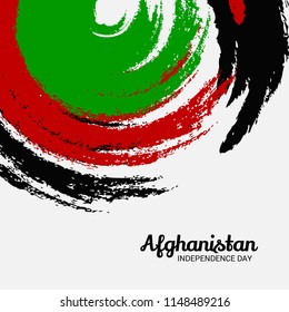 Vector illustration of a Background for Afghanistan Independence Day.