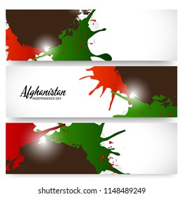 Vector illustration of a Background for Afghanistan Independence Day.