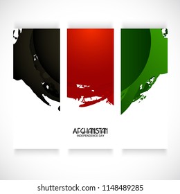 Vector illustration of a Background for Afghanistan Independence Day.