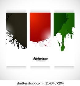 Vector illustration of a Background for Afghanistan Independence Day.