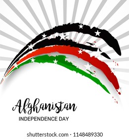Vector illustration of a Background for Afghanistan Independence Day.