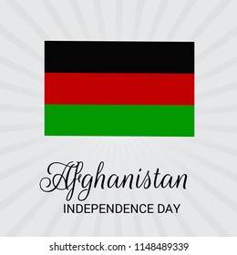 Vector illustration of a Background for Afghanistan Independence Day.