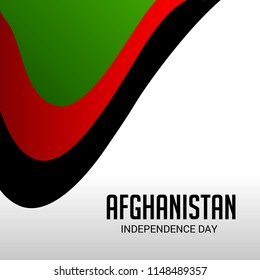 Vector illustration of a Background for Afghanistan Independence Day.