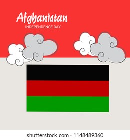 Vector illustration of a Background for Afghanistan Independence Day.