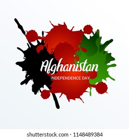 Vector illustration of a Background for Afghanistan Independence Day.