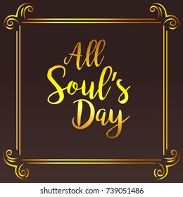 Vector illustration of a Background for All Soul's Day.
