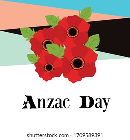 Vector illustration of a Background for Anzac Day