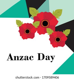 Vector illustration of a Background for Anzac Day