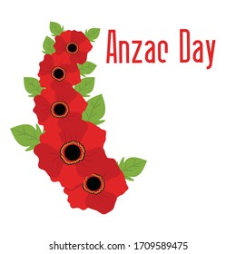 Vector illustration of a Background for Anzac Day