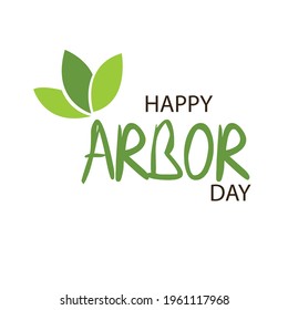Vector illustration of a Background for Arbor Day.