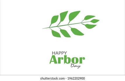 Vector illustration of a Background for Arbor Day.