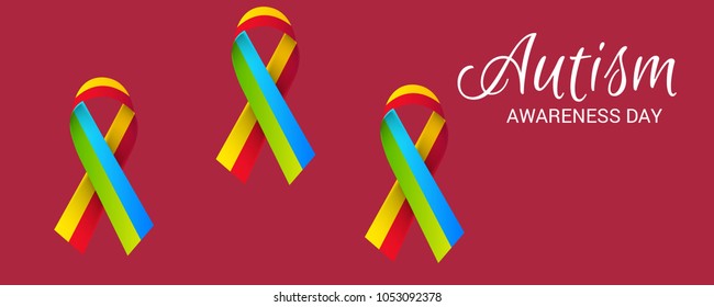 Vector illustration of a Background for Autism Awareness Day.