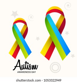 Vector illustration of a Background for Autism Awareness Day.