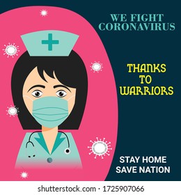Vector illustration of a Background for Avoid Corona Virus Disease. COVID-2019.Save to Earth for Corona Virus Disease.