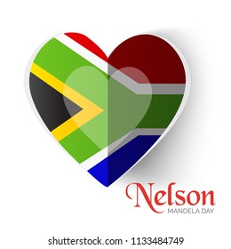 Vector illustration of A background and banner for International Nelson Mandela Day.