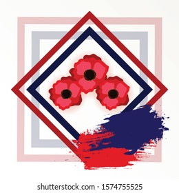 Vector illustration of a background or banner for Pearl Harbor Remembrance Day.