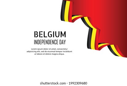 Vector illustration. background Belgium national holiday of July 21. Happy Independence Day. designs for posters, background