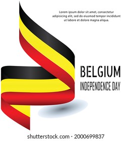 Vector illustration. background Belgium national holiday of July 21. Happy Independence Day. designs for posters, background