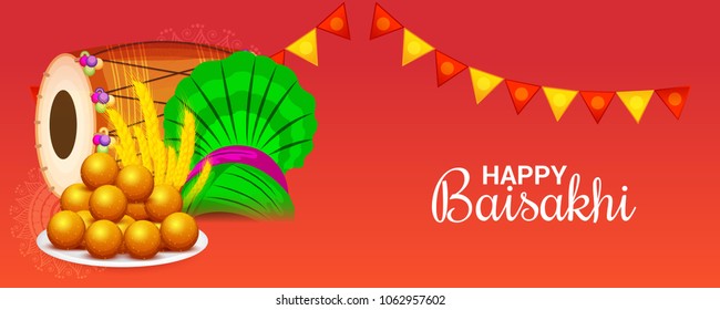 Vector illustration of a Background for Bengali New Year Subho Nabo Barsho (Happy Pohela Boishakh).