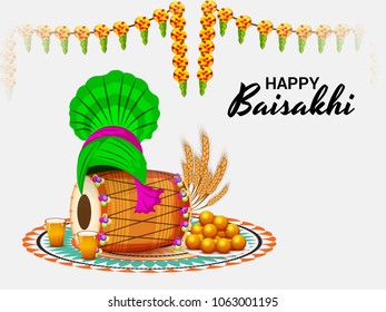 Vector illustration of a Background for Bengali New Year Subho Nabo Barsho (Happy Pohela Boishakh).