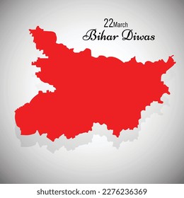 Vektorgrafik eines Hintergrunds für Bihar Diwas.