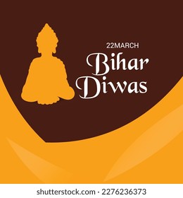 Vector illustration of a Background for Bihar Diwas.