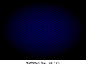 Vector illustration - background of blue laser grid in ellipse