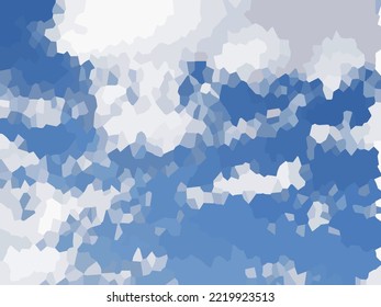 vector illustration background of bright clouds , abstract background sky art