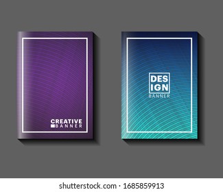 Vector illustration background of bright color pattern with line gradient texture for minimal dynamic cover design.  placard poster template, A4 size and EPS 10
