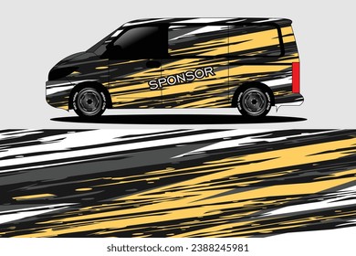 vector illustration background for campervan and other cars and motorbikes packages
