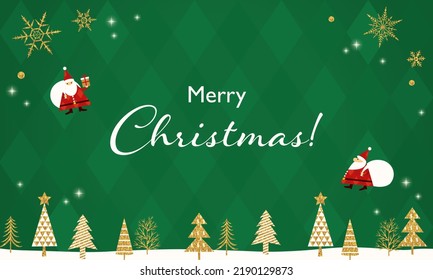 Vector illustration background for Christmas card.