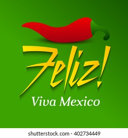 Vector illustration of a background for Cinco De Mayo.