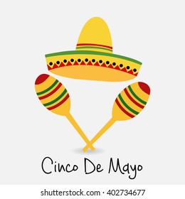 Vector illustration of a background for Cinco De Mayo.