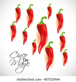 Vector illustration of a background for Cinco De Mayo background