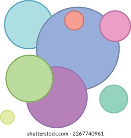 Vector illustration background with colorful balloons