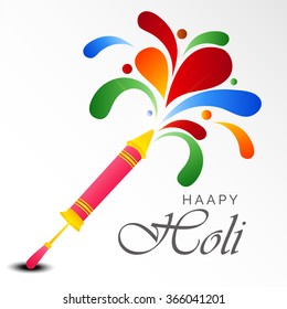 Vector illustration of a background for colorful festival of Holi.