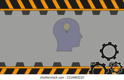 vector illustration of a background with a construction theme