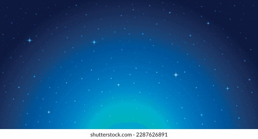 Vector illustration of the background of the cosmos of a star.