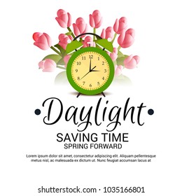 Vector illustration of a Background for Daylight Saving Time.