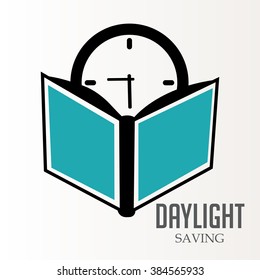 Vector illustration of a background for Daylight Saving.