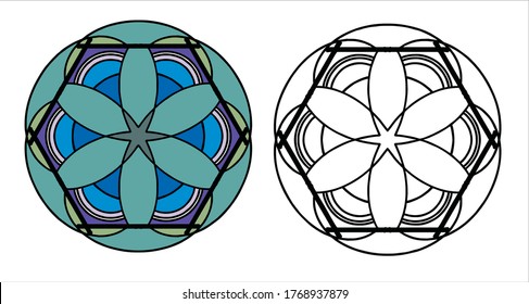 Vector illustration for background, decoration or ornamentation.