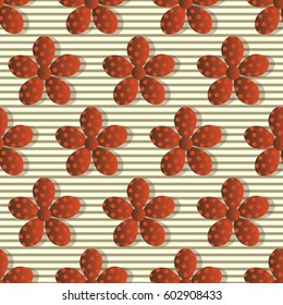 Vector illustration background of decorative flowers
