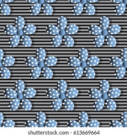 Vector illustration background of decorative flowers
