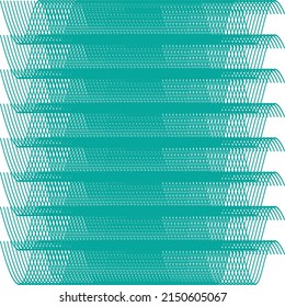 Vector illustration background of a deep wave blue water line concept, Sea waves japanese style ,Waves seamless pattern, summer water runny curve lines abstract repeat endless background, blue color 