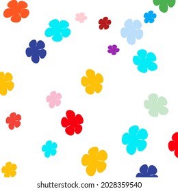 Vector Illustration of background design with various shapes and colors. Can be used as a background for logos and brands