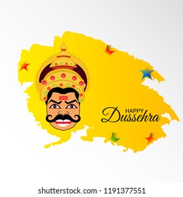 Vector illustration of a Background for Dussehra Celebration.