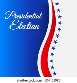 Vector illustration of a Background for Election Day.