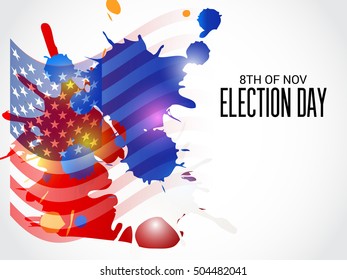 Vector illustration of a Background for Election Day.