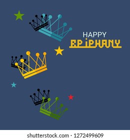 Vector illustration of a Background for Epiphany (Epiphany is a Christian festival).